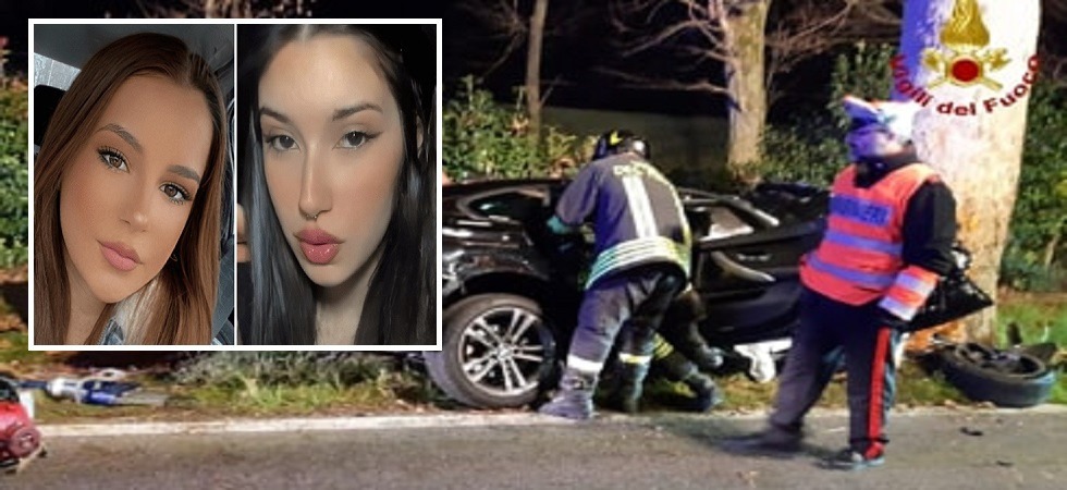 La corsa a 140 all'ora e lo schianto contro il platano: morte Eralda e Barbara, le prime ricostruzioni dello schianto